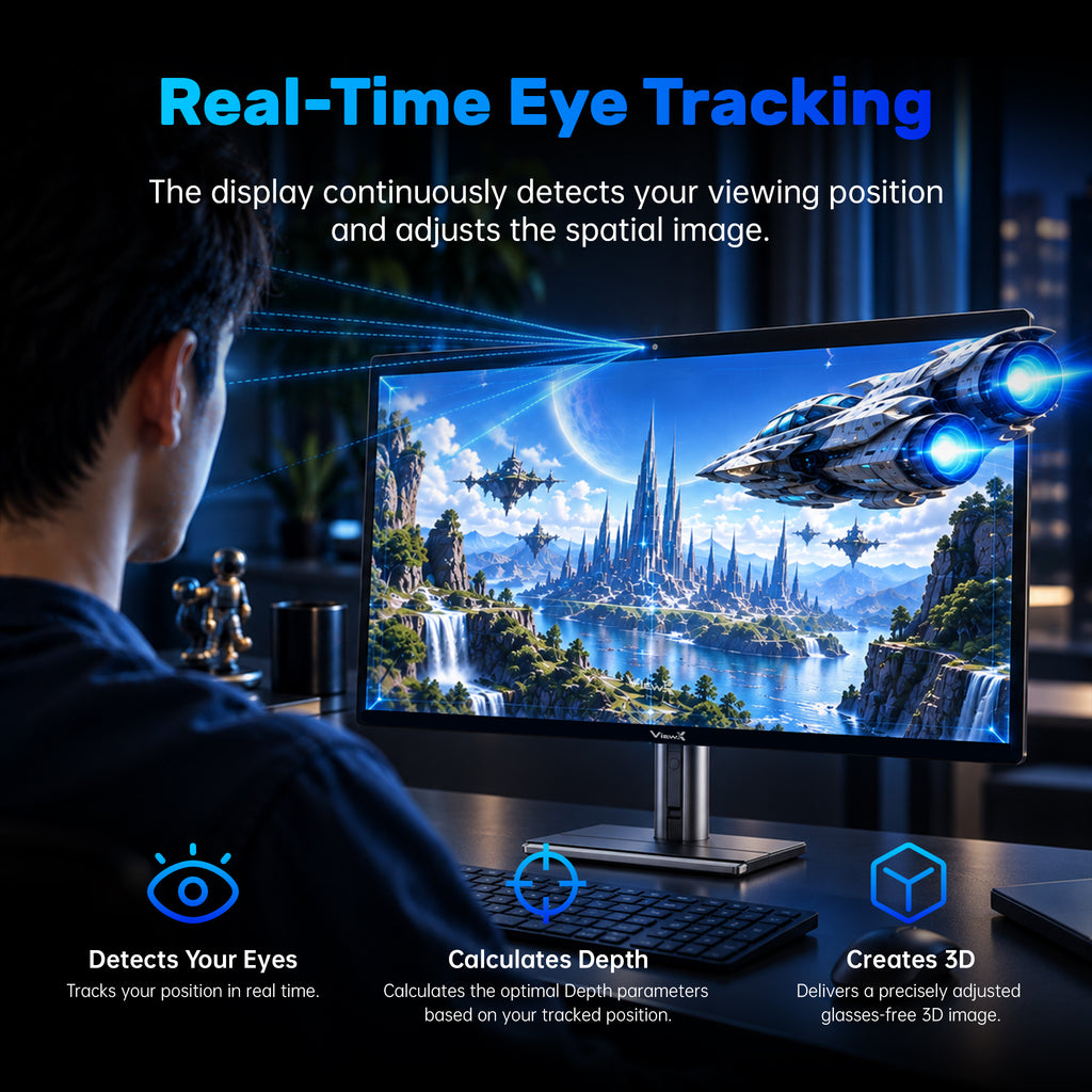 Pre-Order | ViewX Immer 27" 4K Glasses-Free AI 3D Display