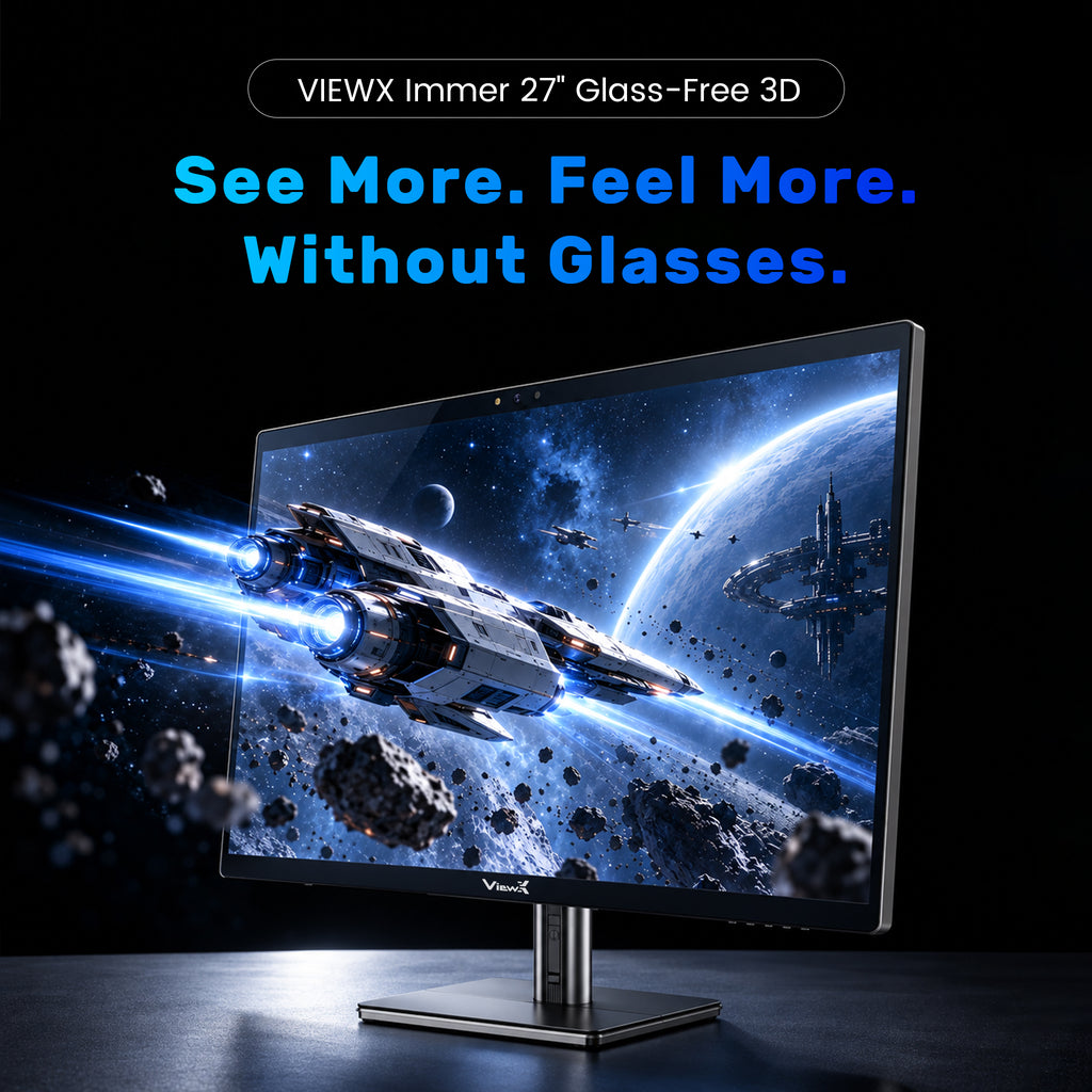 Pre-Order | ViewX Immer 27" 4K Glasses-Free AI 3D Display