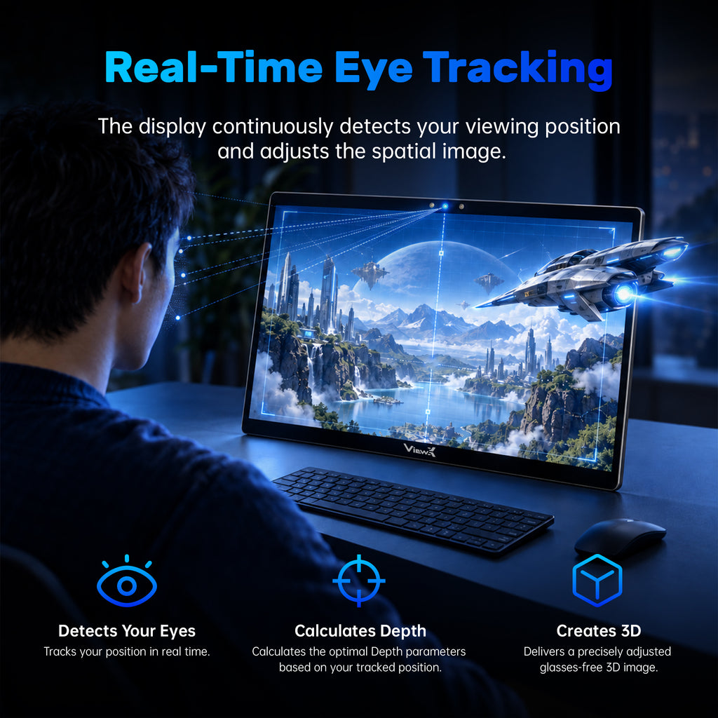 ViewX Liber 15.6 Inch Spatial 3D AI Display